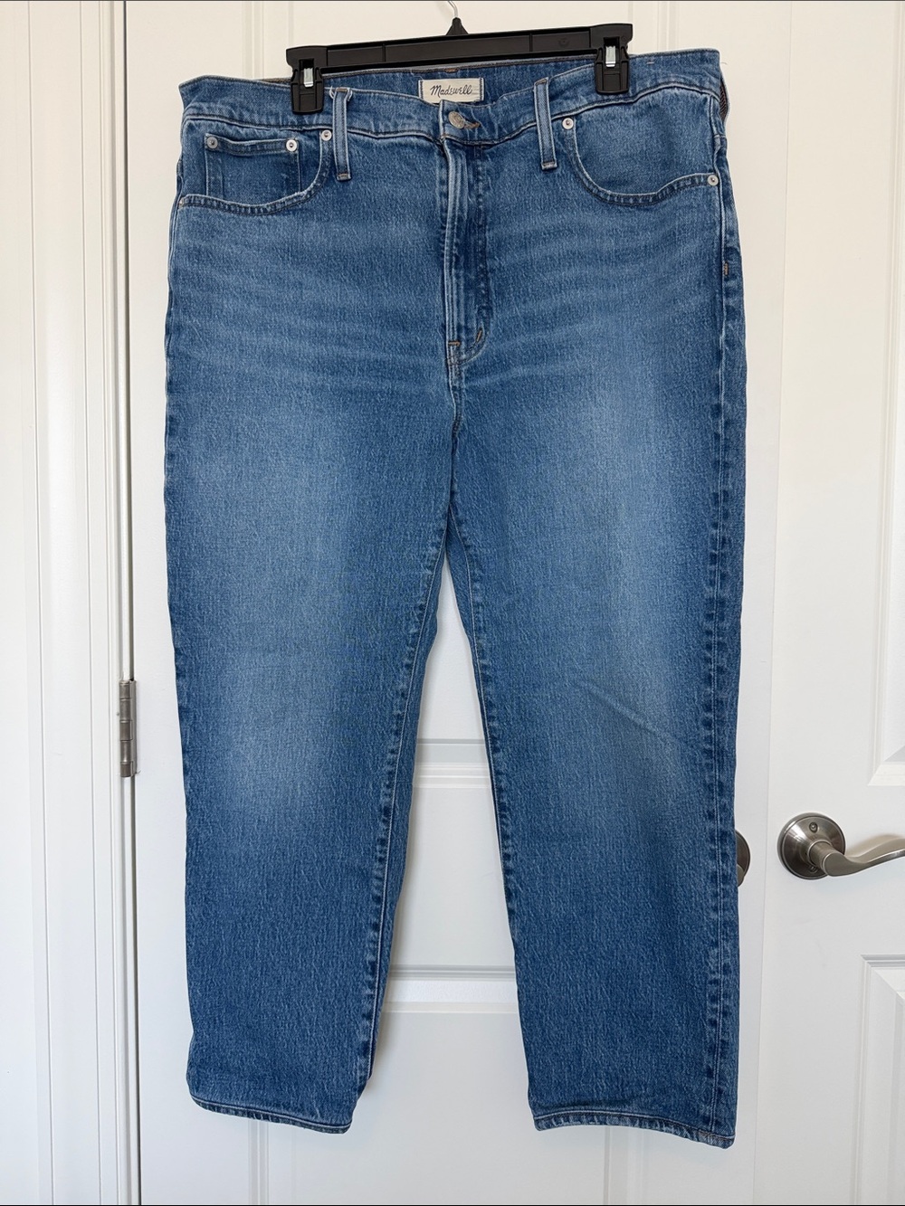 Madewell Women's Ankle Cropped Jeans in Medium Blue Wash